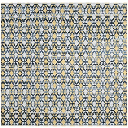 Safavieh Montauk Square Area Rug, Gold and Multicolor - 4 x 4 ft. MTK123B-4SQ